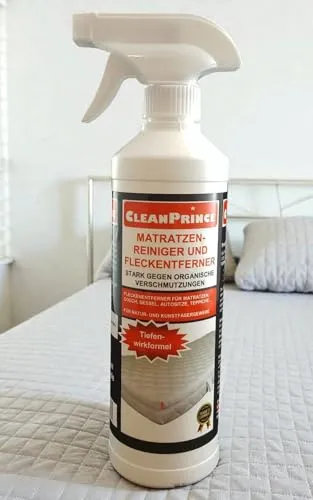 Matratzenreiniger 500 ml – Effektives Reinigungsmittel für Matratzen und Polster - Ideal zur Auffrischung von Matratzen und Betten, ohne Duft- und Farbstoffe. Für eine gründliche und schonende Reinigung, perfekt für Allergiker geeignet.
