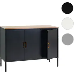 Kommode HWC-L84, 3-türiges Sideboard mit verstellbaren Einlegeböden - Moderne Anrichte mit 3 Türen, bietet großzügigen Stauraum und ist ideal für Wohnzimmer oder Flur. Verstellbare Einlegeböden und hochwertige Materialien garantieren Stabilität und Langlebigkeit.