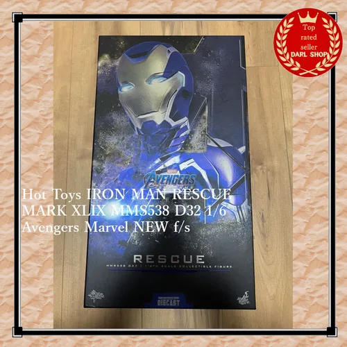 Hot Toys IRON MAN RESCUE MARK XLIX MMS538 D32 1/6 Avengers Marvel NEU kostenl...