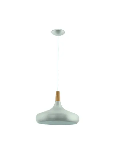 EGLO Pendellampe Sabinar - Moderne Hängelampe aus Stahl und Holz im Vintage Look, ideal für Wohnzimmer, Küche oder Esszimmer. Harmoniert mit jedem Einrichtungsstil und bietet Platz für E27 Leuchtmittel.