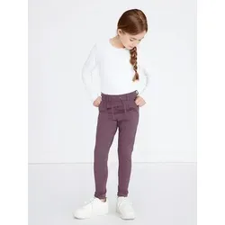 NAME IT Girl Hose Regular Fit - Hosen für Mädchen, elegante Anzughose mit angenähtem Kordelzug, bequem durch den Baumwollmix und ideal für besondere Anlässe.