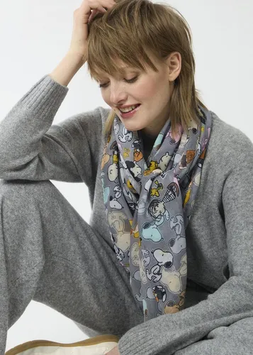 Codello Halstuch mit Allover-Print in Dunkelgrau von CODELLO