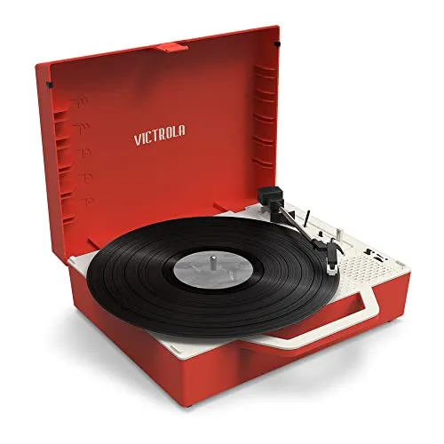Victrola Re-Spin Vinyl Plattenspieler Eco Design Rot von Victrola
