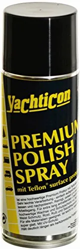 YACHTICON Premium Polish Spray 400ml - Reiniger für Boote, reinigt, poliert und versiegelt in einem Schritt mit Teflon® Surface Protector für langanhaltenden Schutz auf GFK und Metall.