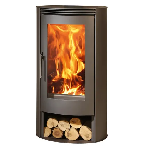 Panadero Bilbao Kaminofen 8 kW - Moderner Kaminofen mit 8 kW Nennwärmeleistung und 80% Wirkungsgrad, ideal für effiziente Raumheizung bis 100 m². Perfekt für gemütliche Abende im Innenbereich.