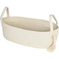 HMF 39030-38CM-30 Aufbewahrungskorb Badezimmer Korb Toilettenpapier Baumwolle 38 x 15 x 14 cm
