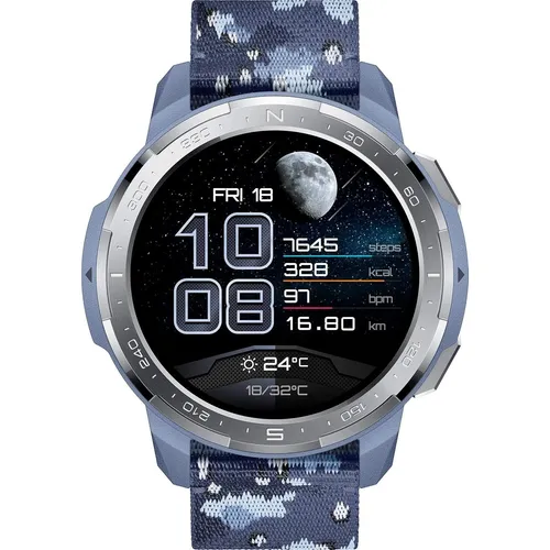 Honor Smartwatch mit Herzfrequenzmessung, SpO2-Tracking, GPS, Musiksteuerung und 25-Tage-Batterie (55026088)