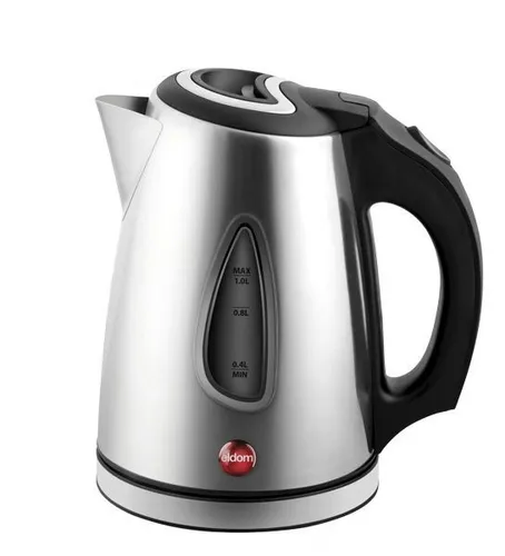 Eldom Wireless Kettle CS10 INOX - Eleganter Wasserkocher aus Edelstahl, kabellos und mit schneller Kochzeit – ideal für Tee- und Kaffeeliebhaber.