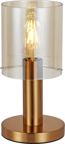 Moderne Messing Glamour Tischlampe E27