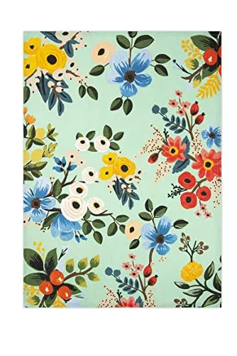 Excelsa Fiori Frida Geschirrtuch, 100% Baumwolle, 70 x 50 cm, mit Knopfloch