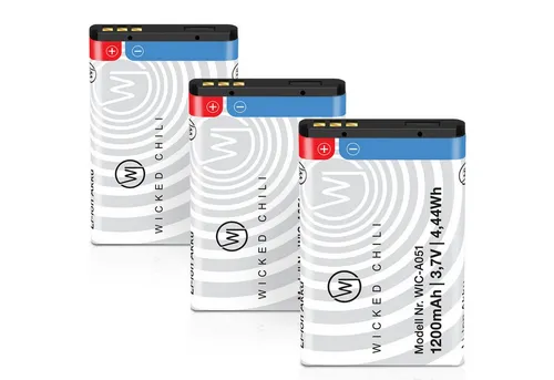 Wicked Chili 3x Akku für FRITZ!Fon X6 von Wicked Chili