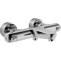 Hansa Hansacare Wannen-Thermostat-Batterie mit Verbrühschutz - Armaturen für Wandaufbau, bietet sicheren Verbrühschutz und komfortable Ausladung von 197 mm für entspannende Badeerlebnisse.