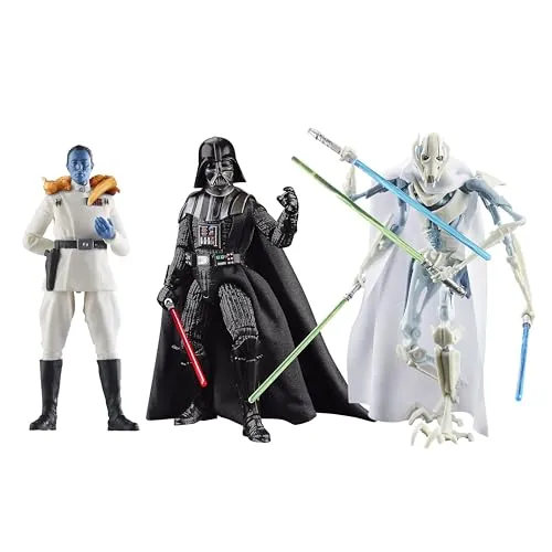 Star Wars The Black Series Darth Vader, Grand Admiral Thrawn, General Grievous – 3er-Pack Actionfiguren