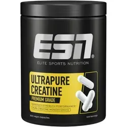 ESN Ultrapure Creatine Caps - 300 Kapseln - Sportnahrung mit 3,4g Creatin Monohydrat pro Tagesportion, ideal für 100 Tage, unterstützt Muskelwachstum und Leistungssteigerung.