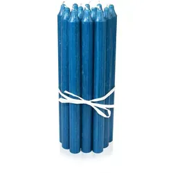LUMELY Premium Stabkerzen Petrol, 12er Set, 29cm in petrol von LUMELY
