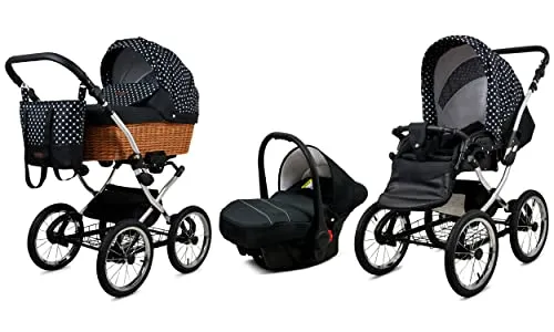 Babylux® Classic Exclusive 3in1 Kinderwagen Set von Babylux