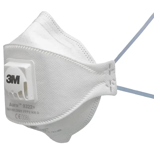 3M™ FFP2 Partikelmaske Aura™ 9322+ einzeln verpackt Atemschutzmaske mit Ventil