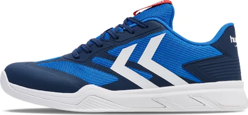 Hummel Uruz III 7459 Dress Blues 44 - Hallenschuhe für Handballspieler, mit atmungsaktivem Mesh-Obermaterial und spezieller Dämpfung für optimalen Halt und Komfort während des Spiels.