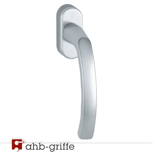 Hoppe Fenstergriff Liege Alu natur 0540/U26 F1 32 mm Dreh-Kipp Fensterolive