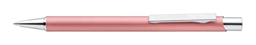STAEDTLER Druckkugelschreiber elegance, Metallschaft, langlebig, auswechselbare M Mine, dokumentenecht, Schreibfarbe blau, 10 Kugelschreiber in rosé im Kartonetui, 421 45-20