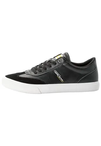 camel active Herren Sneaker aus echtem Leder Schwarz - Herren-Sneaker aus echtem Nappaleder mit Splitlederbesatz, sportlichem Design und textilem Innenfutter für optimalen Tragekomfort.