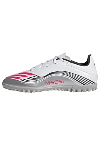 adidas Performance F50 MESSI CLUB KUNSTRASEN E Fußballschuh - Fußballschuhe für harte Untergründe wie Asche und Kunstrasen, Größe 44,5, mit schnürbarem Synthetik-Obermaterial für optimalen Halt und Komfort.