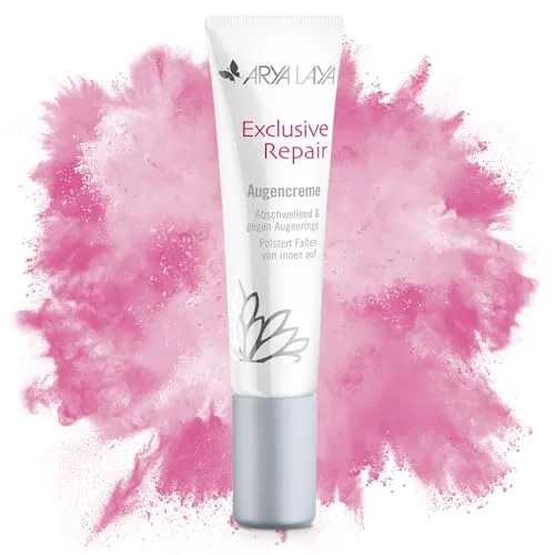 ARYA LAYA Exclusive Repair Augencreme, 15 ml – Anti-Aging Pflege-Creme für alle Hauttypen, reichhaltige Augen-Pflege reduziert leichte Schwellungen und Augenringe, vegan