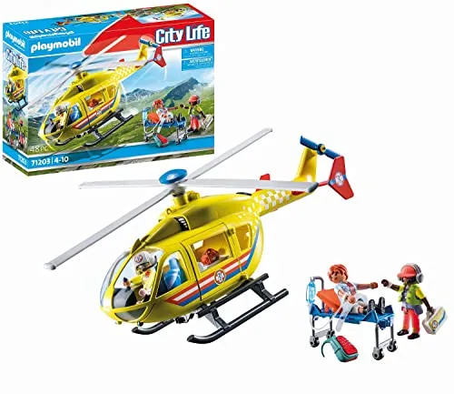 PLAYMOBIL City Life Rettungshelikopter 71203