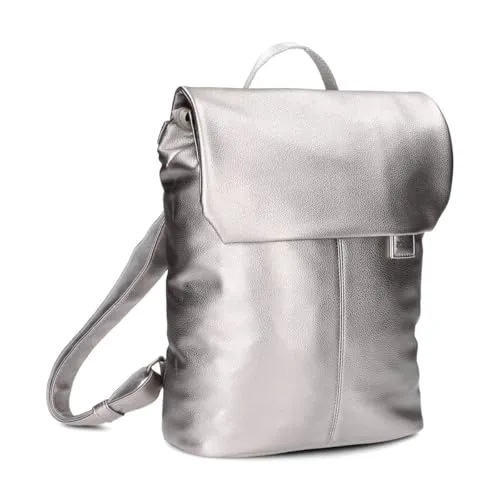 Zwei Damen City-Rucksack Mademoiselle.M MR13 in silber von ZWEI