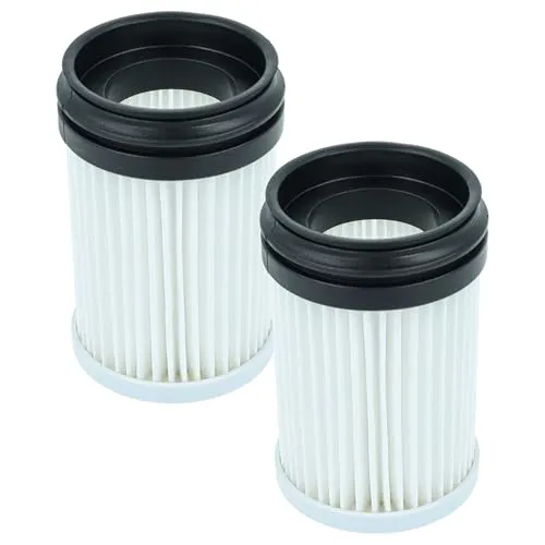 vhbw 2x Staubsaugerfilter Ersatz für Makita 0088381546522, 199989-8 für Staubsauger - HEPA-Filter Schwarz Weiß