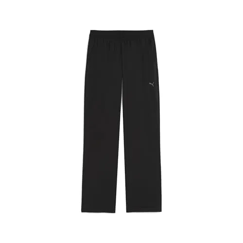 Puma W Fashion Pant HW - puma black (01) XL - Damen Fitnesshose mit innovativer dryCELL-Technologie für optimale Feuchtigkeitsableitung. Hergestellt aus 50% recycelten Materialien, bietet sie Komfort, Bewegungsfreiheit und praktische Seitentaschen.