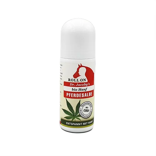 Dr. Jacoby Unisex Pferdesalbe Bio Hanf Roll-On 75ml