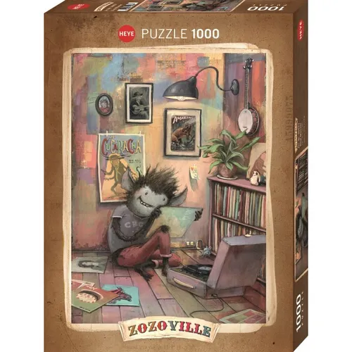 HEYE Puzzle Zozoville: Vinylfliese 1000 Teile von Heye