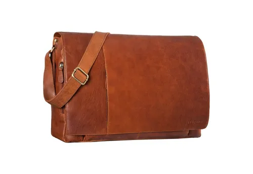 STILORD 'Maximus' XXL Ledertasche - Riesige Herren Umhängetasche für Laptops bis 21 Zoll - Laptop-Schultertaschen aus echtem Büffel-Leder mit extrem viel Platz und hohem Tragekomfort. Ideal für Studium, Beruf und Freizeit.