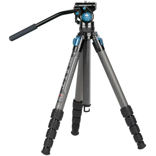 SIRUI ST-125 Superb Travel Dreibeinstativ Carbon 158cm mit Videokopf VA-5 ST-125+VA-5