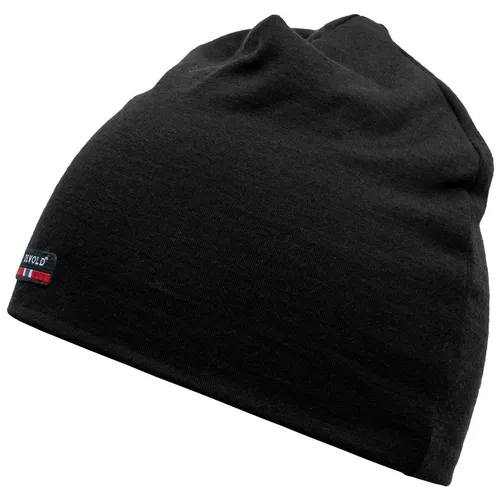 Devold Breeze Cap - Merino-Mütze in Schwarz, Gr 58 cm - Strickmützen für Herren, aus 100% Wolle für warme Ohren - ideal für den Alltag und kühle Tage. Jetzt die Devold Breeze Cap entdecken!