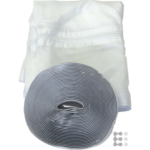 Swegon Cl. Fensterabdichtung für mobile Klimageräte 1237/HT 800 - Fensterabdichtung für mobile Klimageräte, verbessert die Kühlleistung und verhindert das Eindringen von Insekten. Einfache Montage mit Klettband, passend für Dreh- und Kippfenster.