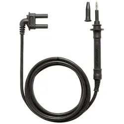 Benning 10150829 Prüfleitung 2m mit 4mm Prüfspitze - Elektrobedarf - 2-polige Prüfleitung für präzise Messungen, robust und flexibel für vielseitige Anwendungen in der Elektroinstallation.
