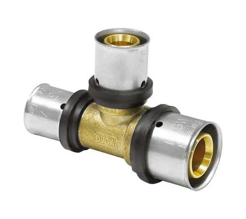 Environ Solarmodul-Halterung Pipetec Pressfitting Mehrschichtverbundrohr TH U T-Stück Reduziert 16