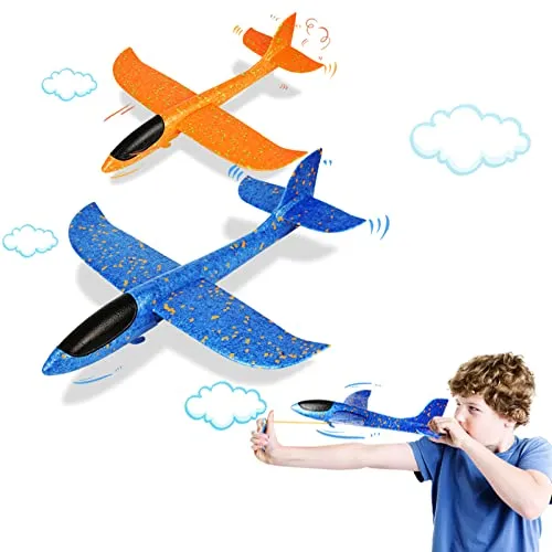 VCOSTORE Styroporflieger Katapult Flugzeug Styropor Kinder von VCOSTORE