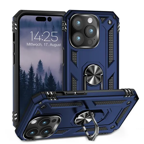 Handy Hülle für Apple iPhone 14 Pro Max Handyhülle Schutz Cover Case Blau