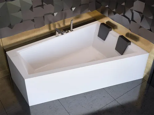 KOLMAN Badewanne INTIMA Eckbadewanne 170x125 Rechts mit Komplettset - Erleben Sie Komfort mit der KOLMAN Eckbadewanne INTIMA (170x125 cm), ausgestattet mit einem praktischen Set. Die Acryl-Oberfläche sorgt für einfache Pflege und Langlebigkeit. Ideal für entspannende Momente in Ihrem Bad.