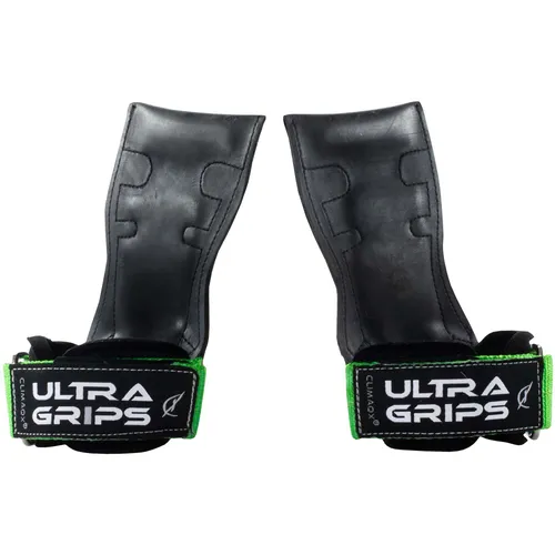 Climaqx Ultra-Grips Zughilfen für Kraftsport - Kraftsport-Zubehör mit flexiblen anti-rutsch Gummi für mehr Kontrolle und weniger Verletzungsrisiko. Hochwertige Verarbeitung für optimale Leistung beim Fitnesstraining.