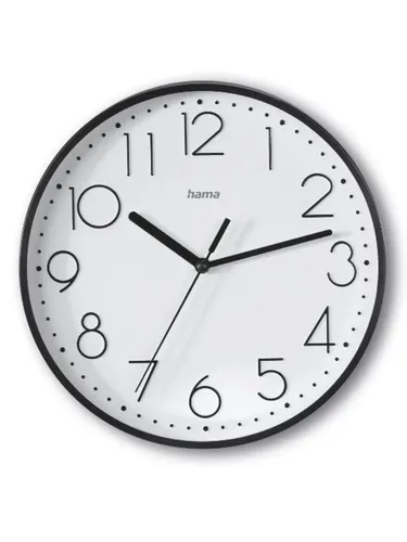 Hama 'Salina' Wall Clock Ø 22 cm Black