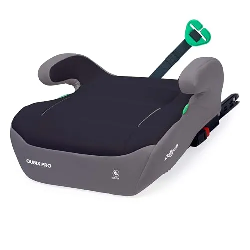 Daliya® Kindersitzerhöhung QUBIX – Sicher und bequem mit ISOFIX - Kindersitz mit ISOFIX, ergonomischem Design und waschbarem Bezug. Ideal für Kinder von 125 bis 150 cm für höchsten Komfort und Sicherheit auf jeder Autofahrt.