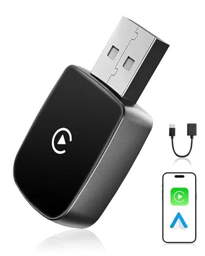 WityEye CarPlay & Android Auto Wireless Adapter 2 in 1 – V5.3 Bluetooth für stabile Verbindung