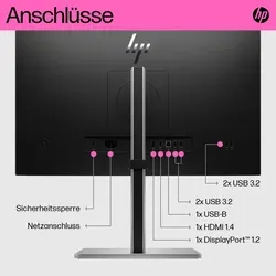 HP E24t G5 Touch Monitor - 23,8 Zoll Full HD, IPS, 5ms Reaktionszeit, ideal für interaktive Anwendungen und Home Office