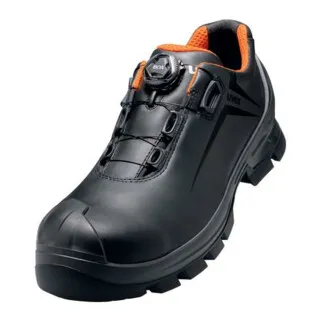 Uvex 2 GTX Vibram Halbschuh mit Boa® Fit System - Schwarz/Orange, Gr. 38 - Herren Industrie & Handwerk Schuhe, ausgestattet mit Boa® Fit System für perfekten Halt und schnelle Anpassung, ideal für anspruchsvolle Arbeitsbedingungen.