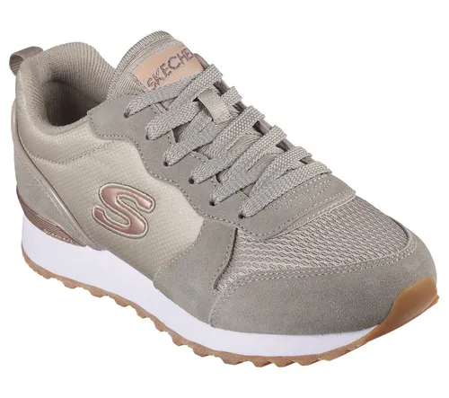Skechers Damen RETROS-OG 85-GOLDN GURL Sneaker - Grau (TPE), 35 EU (2 UK) - Damen-Sneaker aus hochwertigem Material mit einem trendigen Retro-Design für optimalen Tragekomfort und Stil.