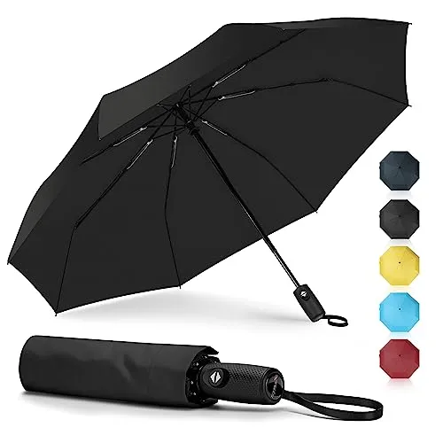 ZOMAKE Regenschirm Sturmfest Taschenschirm Automatik 106cm/110.5cm | Klein Leicht Stabil Kleiner Schirm Windfest 8/9 Rippen,Flexible Konstruktion Widersteht Böigem Wind ohne Umstülpen im Alltag